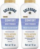 Gold Bond Comfort Body Powder, 10 oz., Talc-Free, Fresh Clean Scent With Aloe & Chamomile