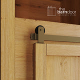 Mini Straight Top Mount Barn Door Hardware
