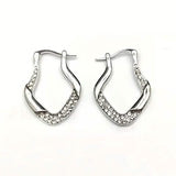 Golden Plated Zircon Jewelry Earrings