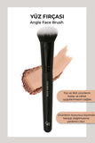 Golden Rose Angled Face Brush for Seamless Contouring
