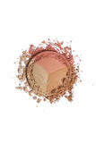 Golden Rose Nude Look Baked Trio Face Powder 3-in-1 Palette