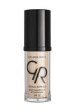 Golden Rose Total Cover 2in1 Foundation & Concealer 01 Porcelain 30ml