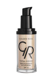 Golden Rose Total Cover 2in1 Foundation & Concealer 01 Porcelain 30ml