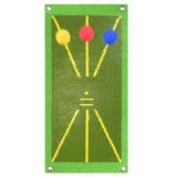 Golf Training Mat for Swing Detection Batting Path Feedback