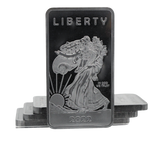 1 Troy Ounce OZ .999 Pure Molybdenum Precious Metal Walking Liberty American Eagle Silver Rare Metal Bar