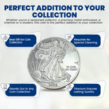 2026 1 Ounce OZ 999 Fine Solid USA American Liberty Eagle Coin Titanium Precious Metal Ingot Ti Element Chemistry Proof Mint Coin