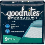 GoodNites Disposable Bed Mats for Bedwetting