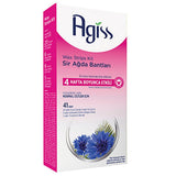 Agiss Hair Removal Wax Strips: Body, Face, Bikini & Underarm - 41 Strips for Normal Skin - Long Lasting Smoothness