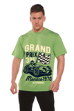 Grand Prix Men's Bamboo Viscose/Organic Cotton Short Sleeve Graphic T-Shirt