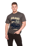 Grand Prix Men's Bamboo Viscose/Organic Cotton Short Sleeve Graphic T-Shirt