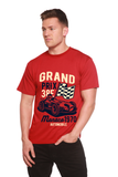Grand Prix Men's Bamboo Viscose/Organic Cotton Short Sleeve Graphic T-Shirt