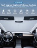 Graphene Front Windshield Sunshade for Model 3 Highland / Model Y Juniper