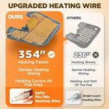 Graphene Heating Pad With 3 Times The Depth Of Warmth Shawl