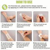 20-Pack: Green Aloe Vera Hair Removal Wax Strips