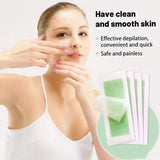 20-Pack: Green Aloe Vera Hair Removal Wax Strips