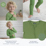 Green Bamboo Romper