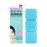 Greenlabel Korean Cica Face Bar Soap for Blemish-Prone Skin 3x60g