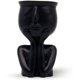 Greneric Character Portrait Flower Pot Resin Succulents Plant Pot