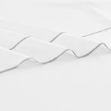 600 Thread Count Framed Sateen Embroidered Cotton Pillowcase Pair