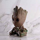 Groot Pen Pot Tree Man Pens Holder or Flower Pot with Drainage Hole