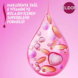 Elidor Superblend Strengthening & Shiny Hair Shampoo - 13.53 fl oz - Collagen, E Vitamin, Macadamia Oil