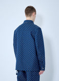 Gucci Men Cotton Jacquard Jacket With Gg Shadow