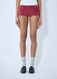 Gucci Women Suede Mini Shorts