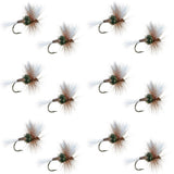H & L Variant Classic Dry Fly - 1 Dozen Flies Hook Size 14