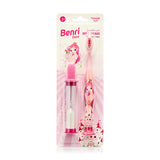 Benri Dent Children's Toothbrush with Timer - Soft Bristle, Ergonomic Handle, Gentle on Teeth and Gums