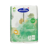 Alouette 3-Ply Patterned Paper Towels Strong & Absorbent 2 Rolls