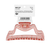 Eklips Curved Glitter Claw Clip in Orange for Secure Hold