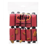 Eklips Sponge Hair Rollers for Heatless Curls, 10-Pack