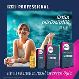 Veet Professional Bikini Hair Removal Cream Set: Gentle, Moisturizing, & Effective for Sensitive Skin - Includes Shea Butter & Exfoliating Foam