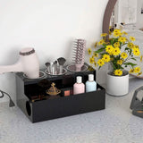 Hair Dryer Organizer with 3 Stainless Steel Cups