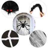 Halloween Decorations Spider Outdoor Stretch Cobweb