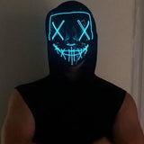 Halloween Mask LED, Light up Mask for Festival Cosplay