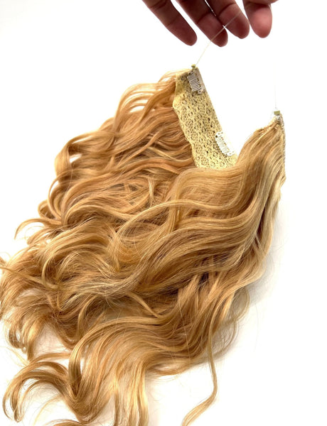 Halo Hair extensions Body Wave Real Human Hair  14''