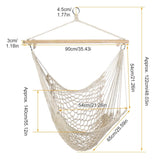 Hammock Chair Hanging Rope Seat