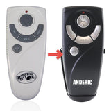 Anderic Substitute for Hampton Bay 70830 Ceiling Fan Remote Control [RR7083TUDL]