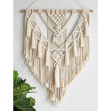 Hand Woven Lace Wall Hanging Bohemian Boho Art Decor