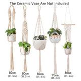Hand Woven Macrame Tapestry Plant Hanger Holder