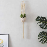 Hand Woven Macrame Tapestry Plant Hanger Holder