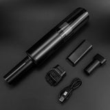 Cordless Handheld Car Vacuum Cleaner | 120W Dual Suction & Blowing Function