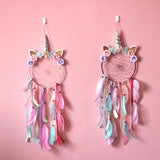 Handmade Feather Dream Catcher Wall Hanging Decoration
