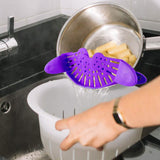 Hands-Free Easy Clip On Strainer