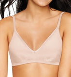 Hanes Womens Ultimate Comfy Support 2 Ply Wirefree Bra in Beige (HU11) | Size S