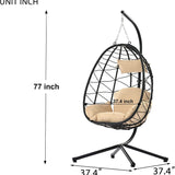 Hanging Egg Chair, Outdoor Indoor Swing Chair