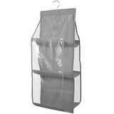 Hanging HandBag Organizer with 6 Pockets Closet Purse Storage