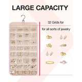 Hanging Jewelry Organizer Storage Roll