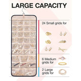 Hanging Jewelry Organizer Storage Roll